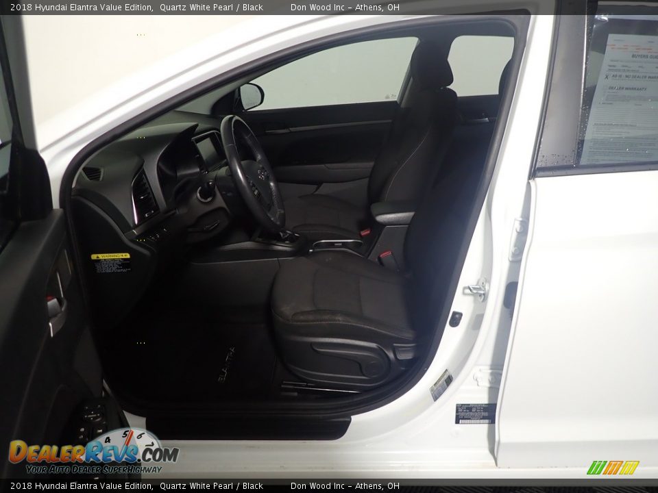2018 Hyundai Elantra Value Edition Quartz White Pearl / Black Photo #19
