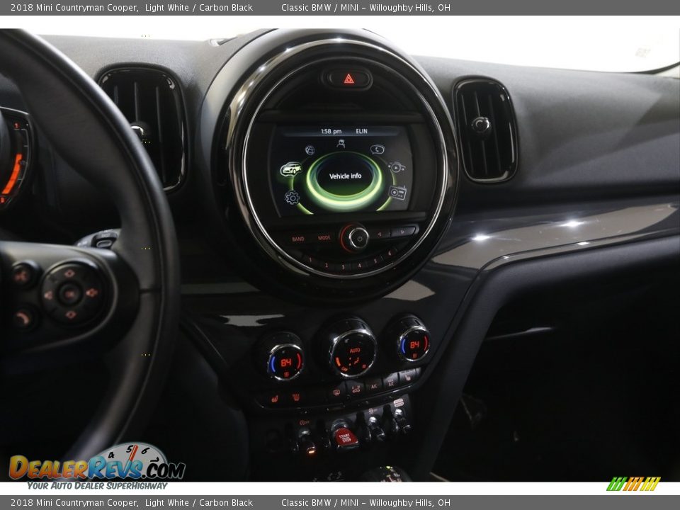 2018 Mini Countryman Cooper Light White / Carbon Black Photo #9