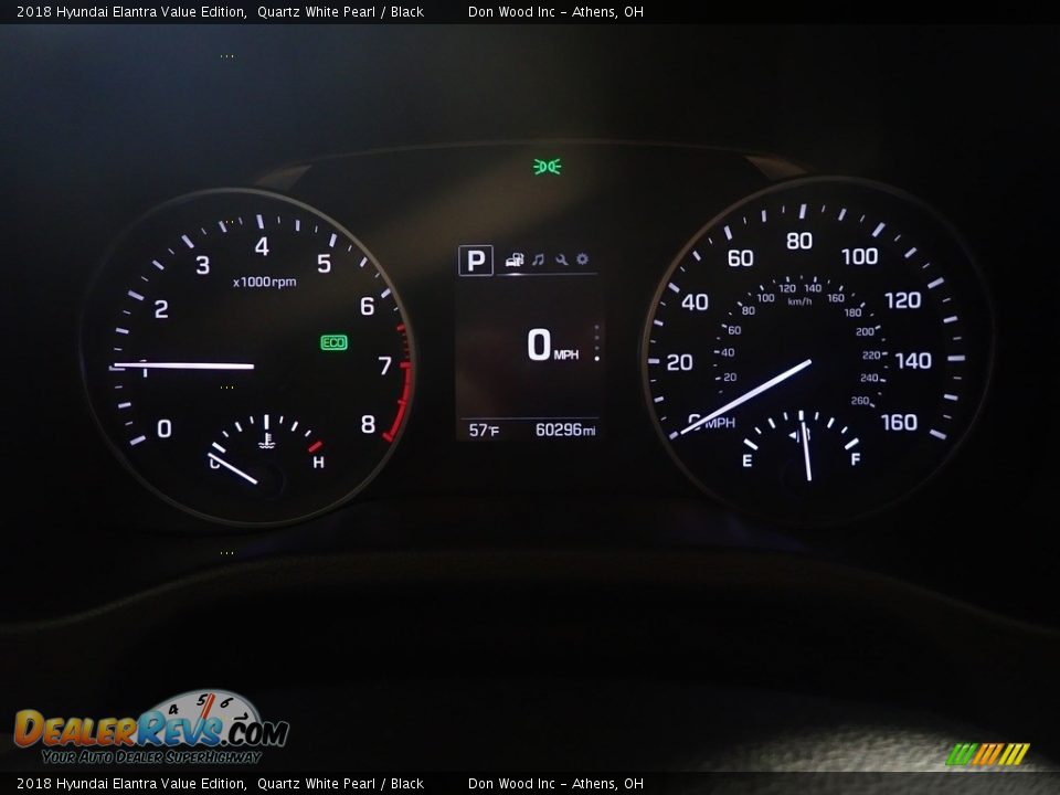 2018 Hyundai Elantra Value Edition Quartz White Pearl / Black Photo #25