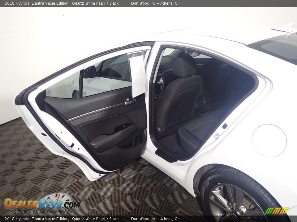 2018 Hyundai Elantra Value Edition Quartz White Pearl / Black Photo #30