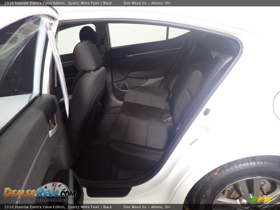 2018 Hyundai Elantra Value Edition Quartz White Pearl / Black Photo #31