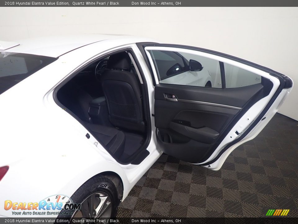 2018 Hyundai Elantra Value Edition Quartz White Pearl / Black Photo #32