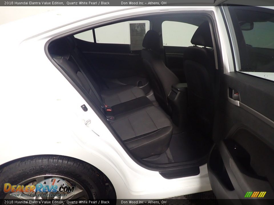 2018 Hyundai Elantra Value Edition Quartz White Pearl / Black Photo #33