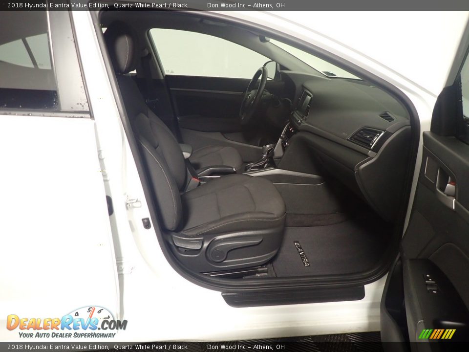2018 Hyundai Elantra Value Edition Quartz White Pearl / Black Photo #35