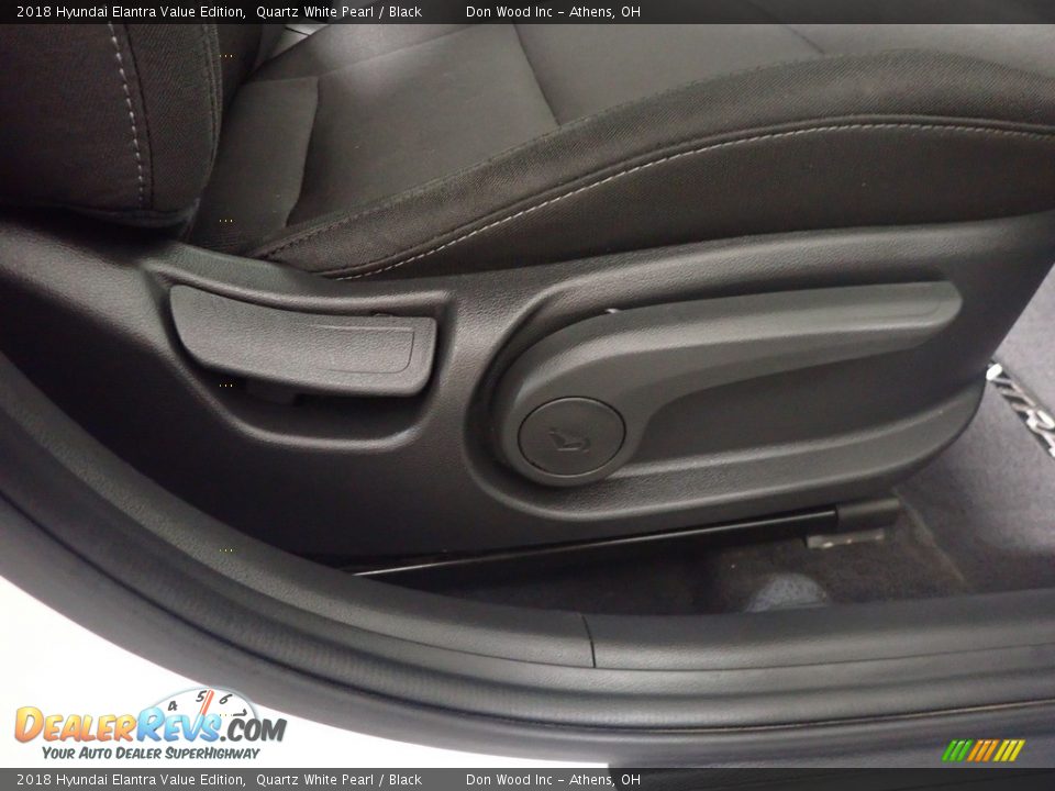 2018 Hyundai Elantra Value Edition Quartz White Pearl / Black Photo #36