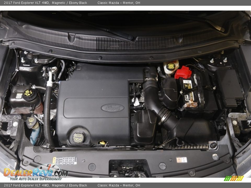 2017 Ford Explorer XLT 4WD Magnetic / Ebony Black Photo #21