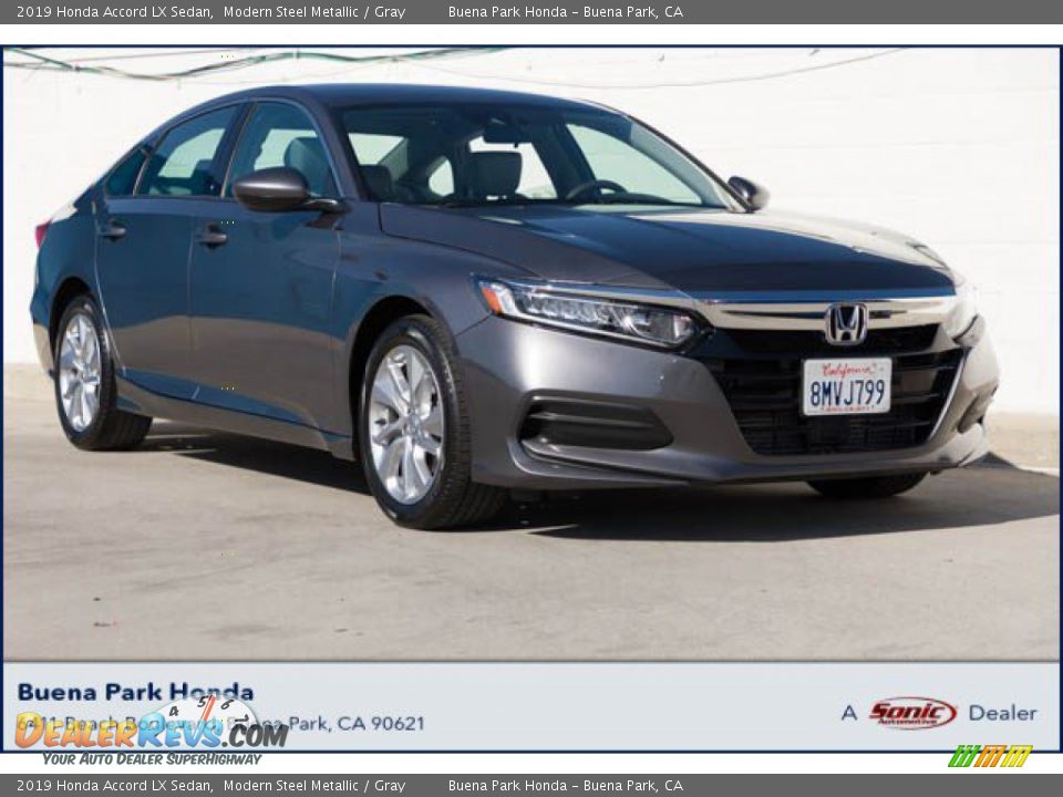 2019 Honda Accord LX Sedan Modern Steel Metallic / Gray Photo #1