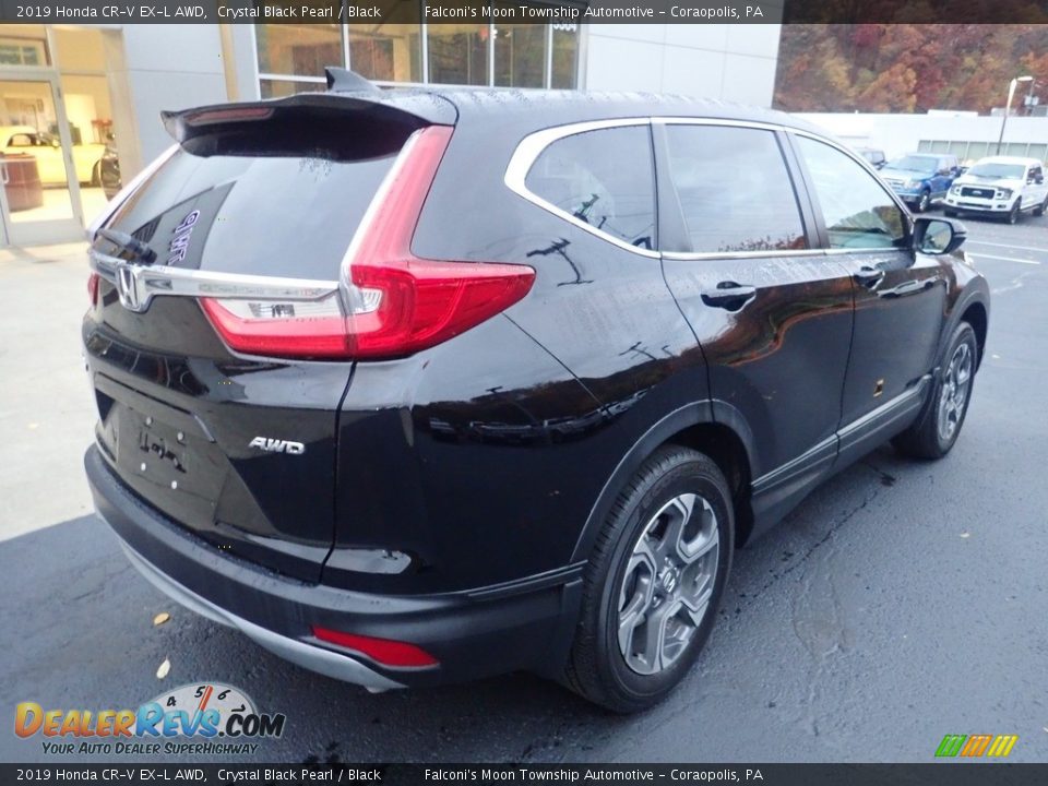 2019 Honda CR-V EX-L AWD Crystal Black Pearl / Black Photo #2