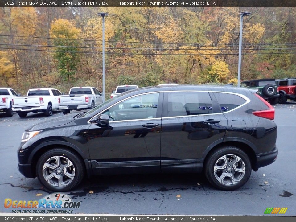 2019 Honda CR-V EX-L AWD Crystal Black Pearl / Black Photo #5