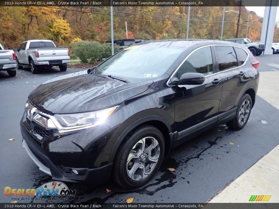 2019 Honda CR-V EX-L AWD Crystal Black Pearl / Black Photo #6