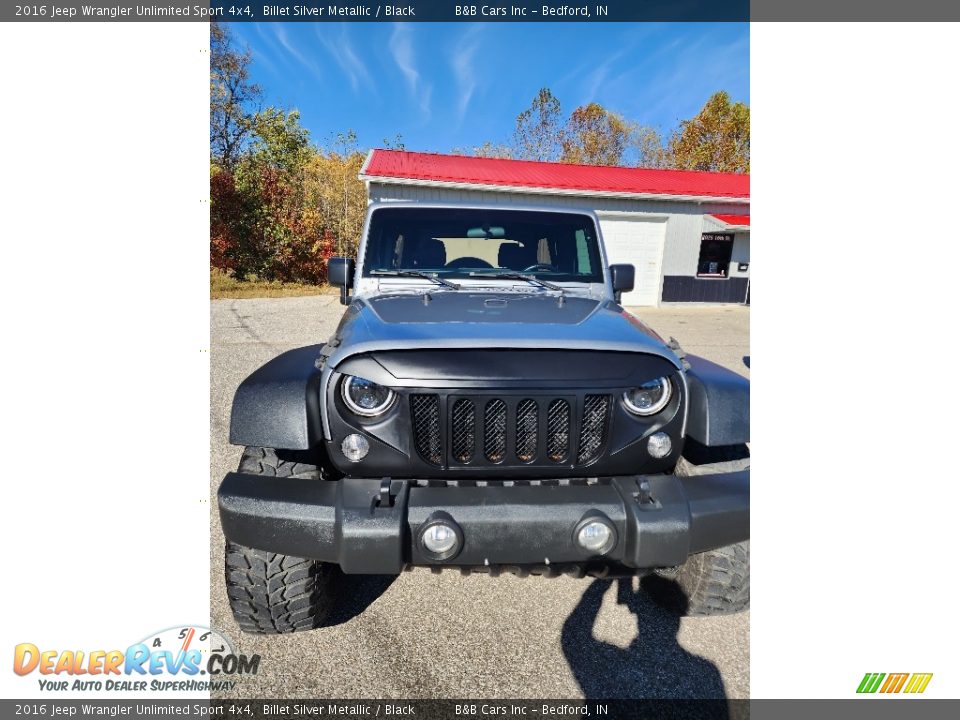 2016 Jeep Wrangler Unlimited Sport 4x4 Billet Silver Metallic / Black Photo #7