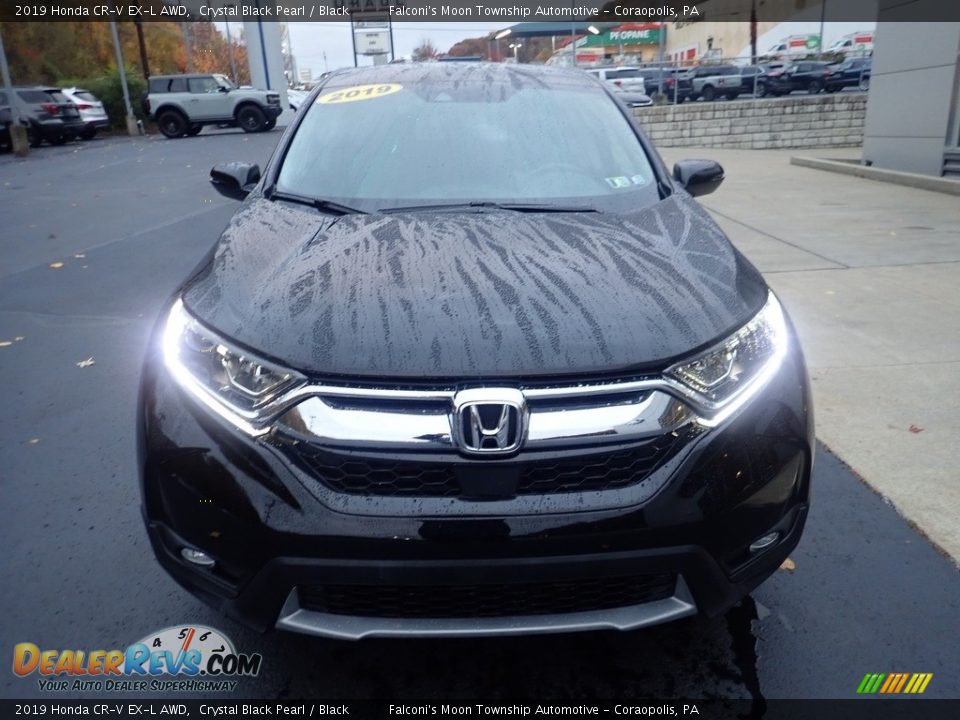 2019 Honda CR-V EX-L AWD Crystal Black Pearl / Black Photo #7
