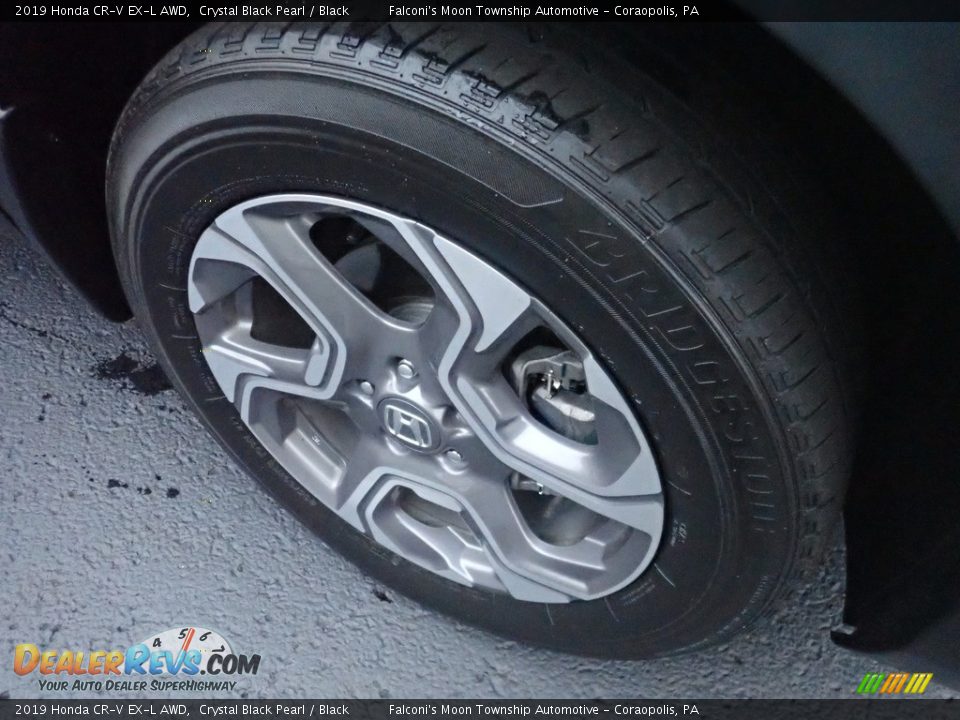 2019 Honda CR-V EX-L AWD Crystal Black Pearl / Black Photo #9