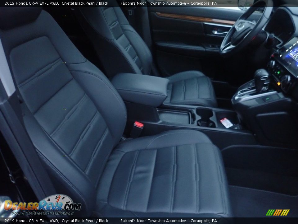 2019 Honda CR-V EX-L AWD Crystal Black Pearl / Black Photo #10