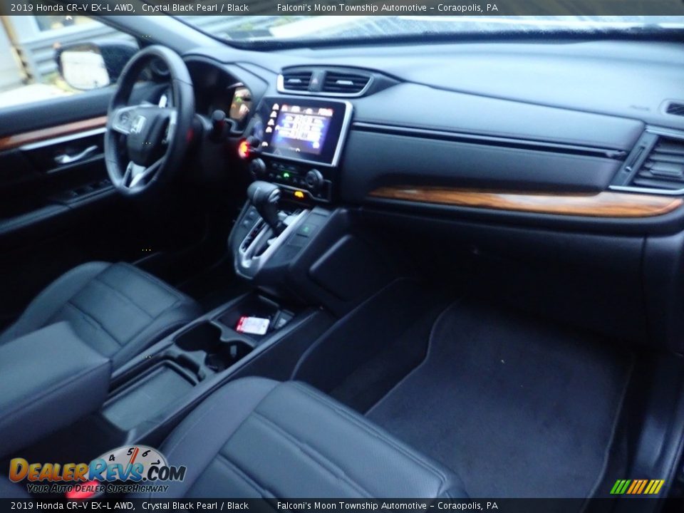 2019 Honda CR-V EX-L AWD Crystal Black Pearl / Black Photo #11