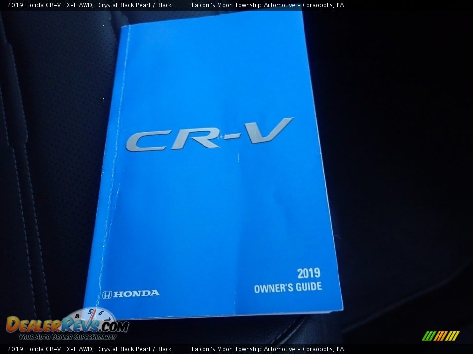 2019 Honda CR-V EX-L AWD Crystal Black Pearl / Black Photo #14