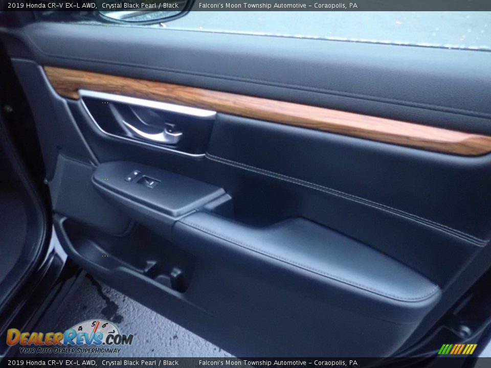 2019 Honda CR-V EX-L AWD Crystal Black Pearl / Black Photo #15