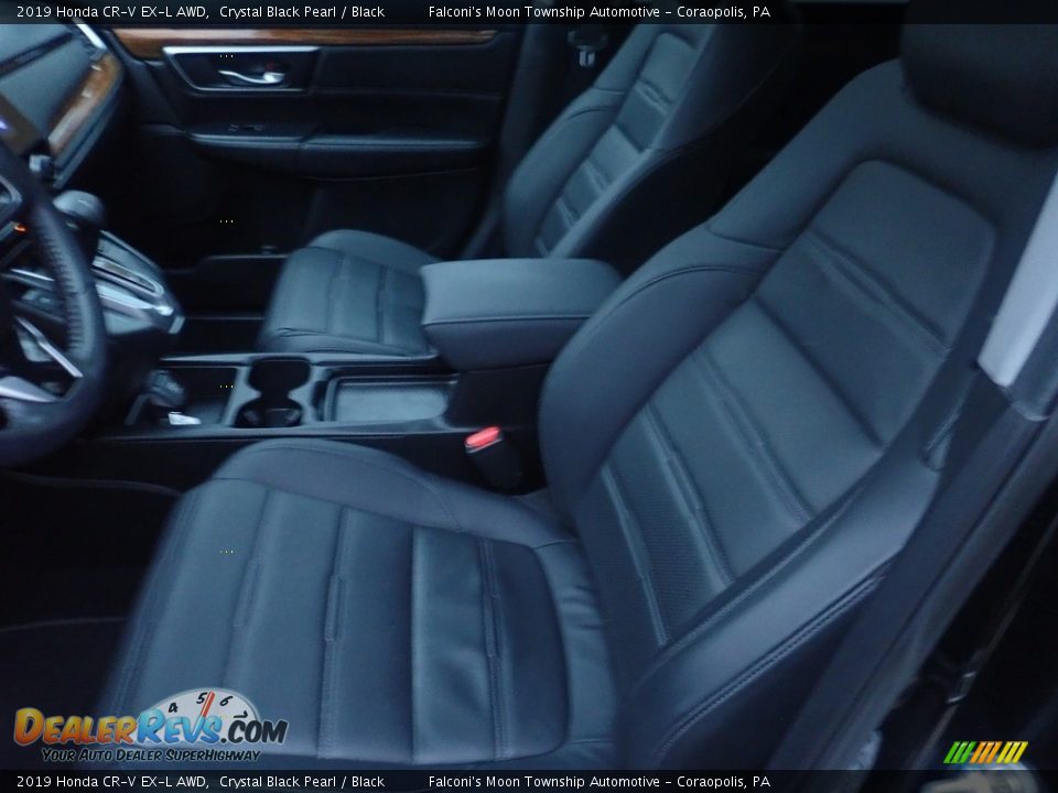 2019 Honda CR-V EX-L AWD Crystal Black Pearl / Black Photo #17