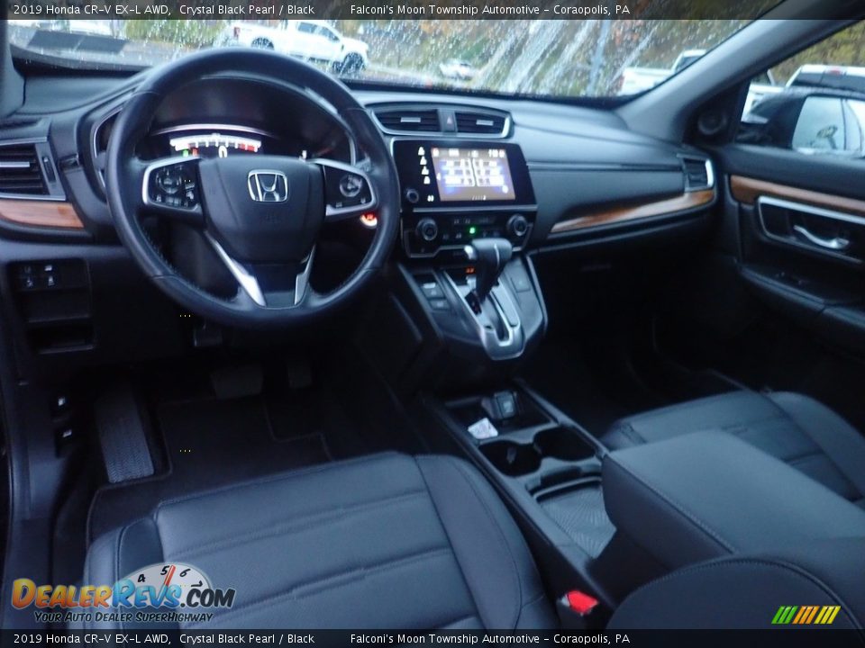2019 Honda CR-V EX-L AWD Crystal Black Pearl / Black Photo #19