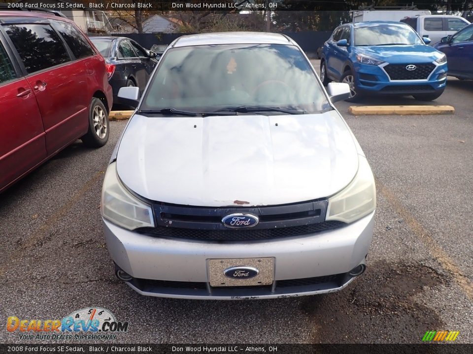2008 Ford Focus SE Sedan Black / Charcoal Black Photo #4