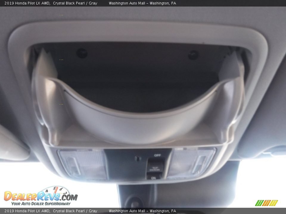 2019 Honda Pilot LX AWD Crystal Black Pearl / Gray Photo #22
