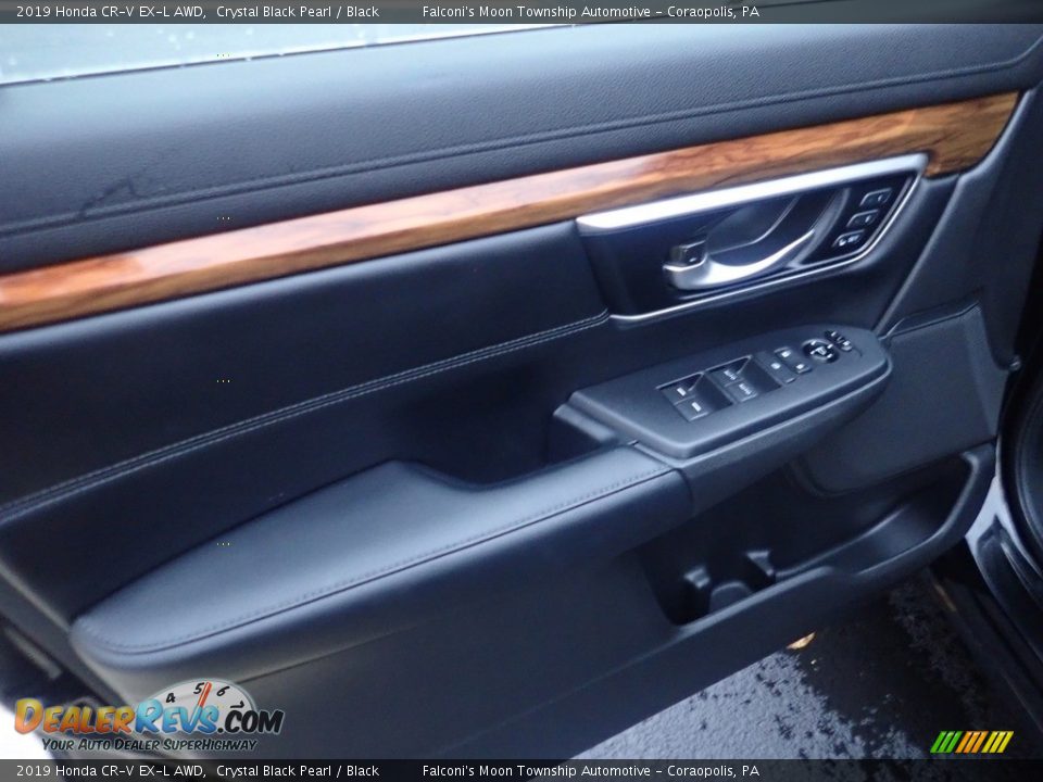 2019 Honda CR-V EX-L AWD Crystal Black Pearl / Black Photo #21