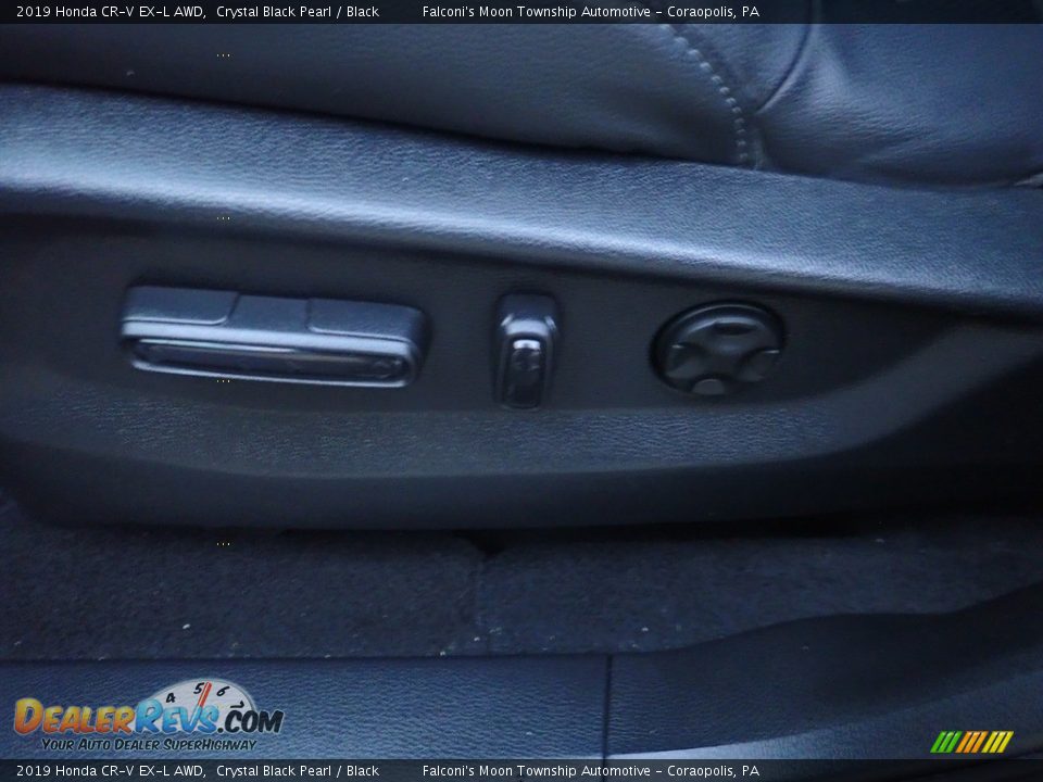 2019 Honda CR-V EX-L AWD Crystal Black Pearl / Black Photo #22