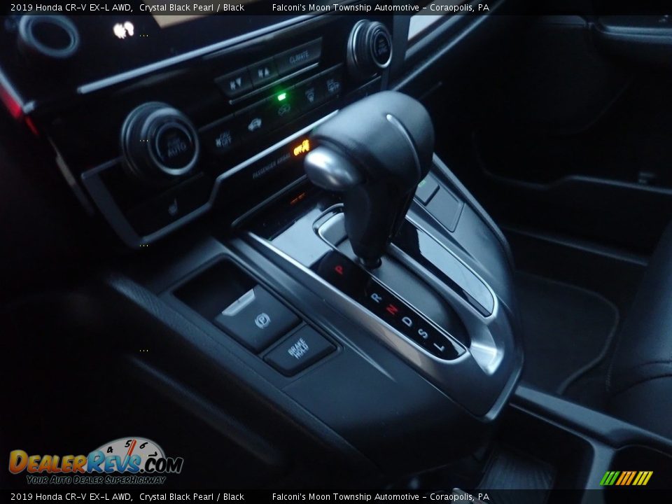 2019 Honda CR-V EX-L AWD Crystal Black Pearl / Black Photo #24
