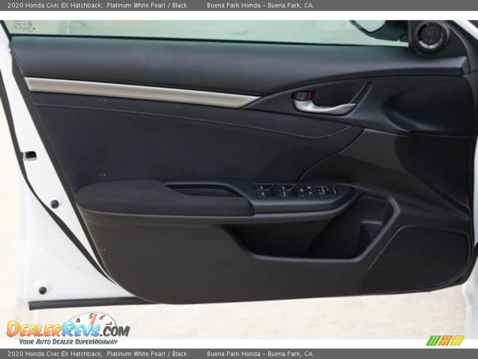 2020 Honda Civic EX Hatchback Platinum White Pearl / Black Photo #30