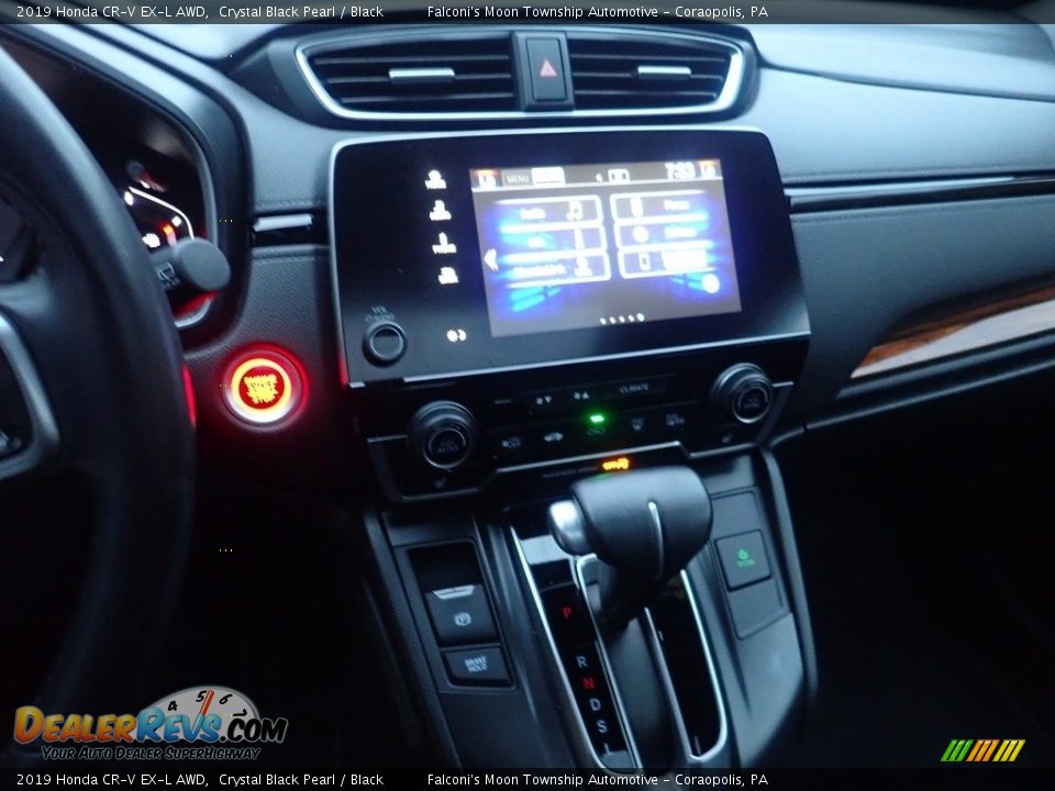 2019 Honda CR-V EX-L AWD Crystal Black Pearl / Black Photo #26