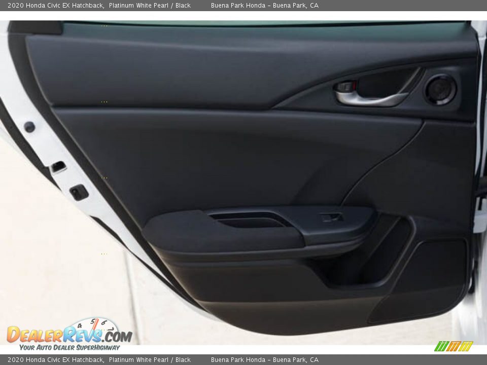 2020 Honda Civic EX Hatchback Platinum White Pearl / Black Photo #32