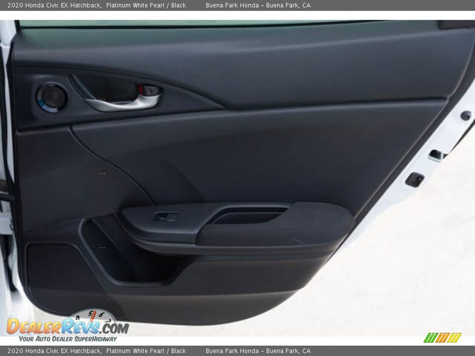 2020 Honda Civic EX Hatchback Platinum White Pearl / Black Photo #33