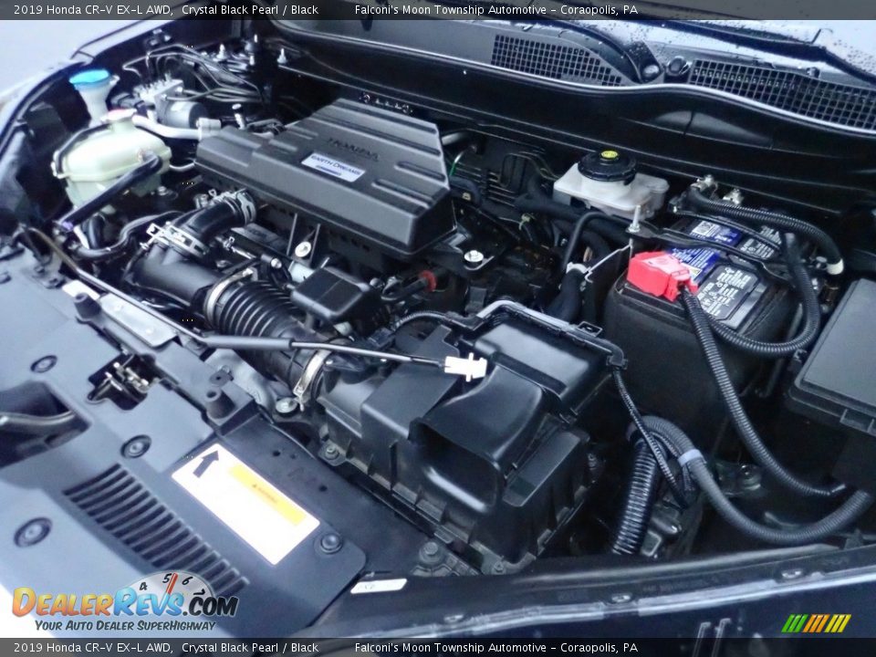 2019 Honda CR-V EX-L AWD Crystal Black Pearl / Black Photo #30