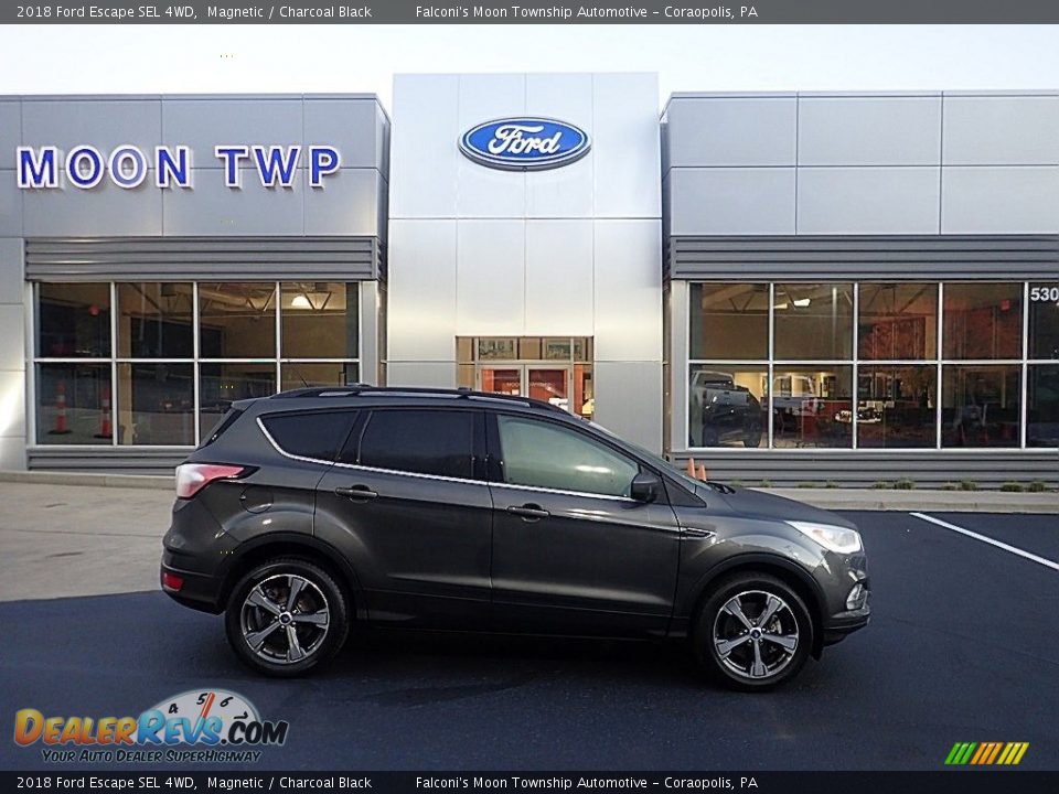 2018 Ford Escape SEL 4WD Magnetic / Charcoal Black Photo #1