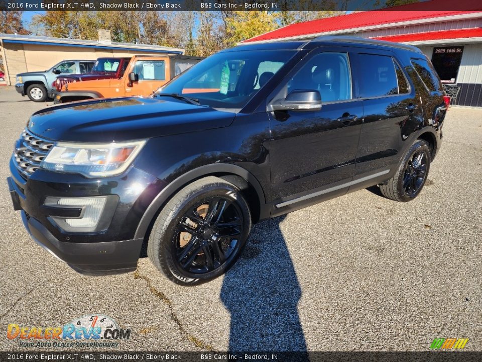 2016 Ford Explorer XLT 4WD Shadow Black / Ebony Black Photo #1