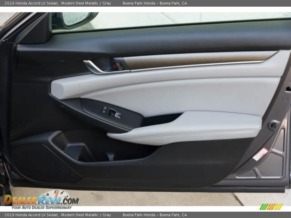 2019 Honda Accord LX Sedan Modern Steel Metallic / Gray Photo #35