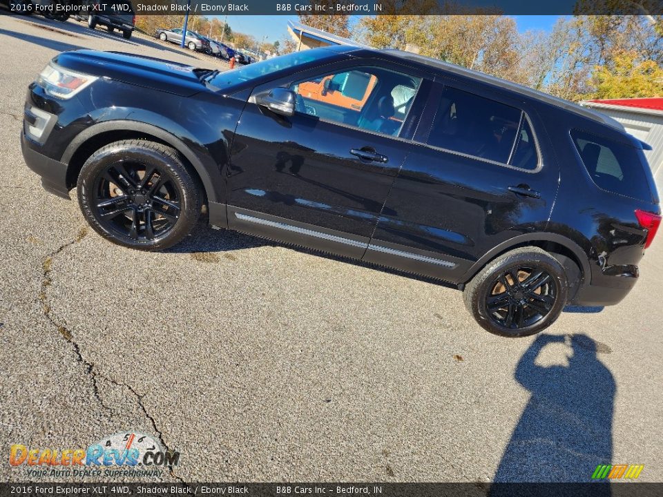 2016 Ford Explorer XLT 4WD Shadow Black / Ebony Black Photo #2