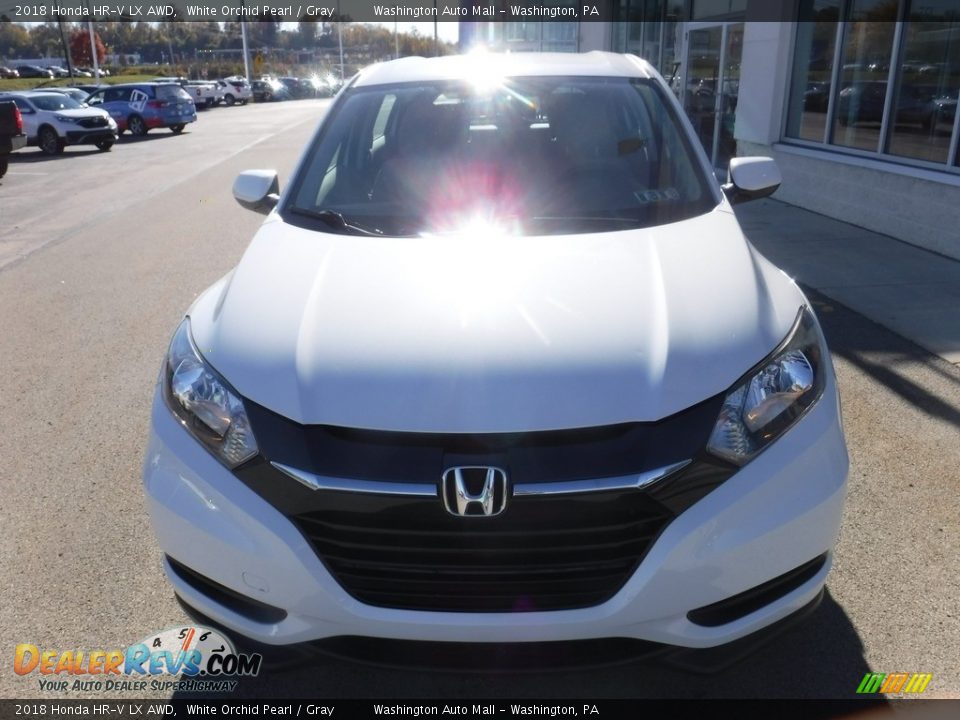 2018 Honda HR-V LX AWD White Orchid Pearl / Gray Photo #4