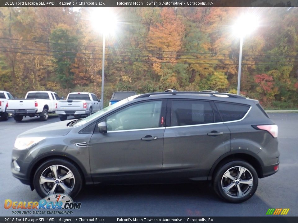 2018 Ford Escape SEL 4WD Magnetic / Charcoal Black Photo #6