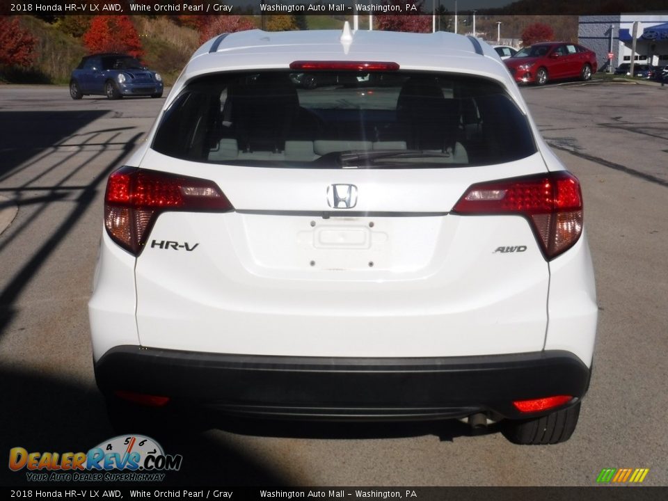 2018 Honda HR-V LX AWD White Orchid Pearl / Gray Photo #8