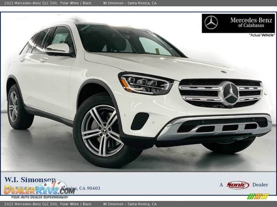 2022 Mercedes-Benz GLC 300 Polar White / Black Photo #1