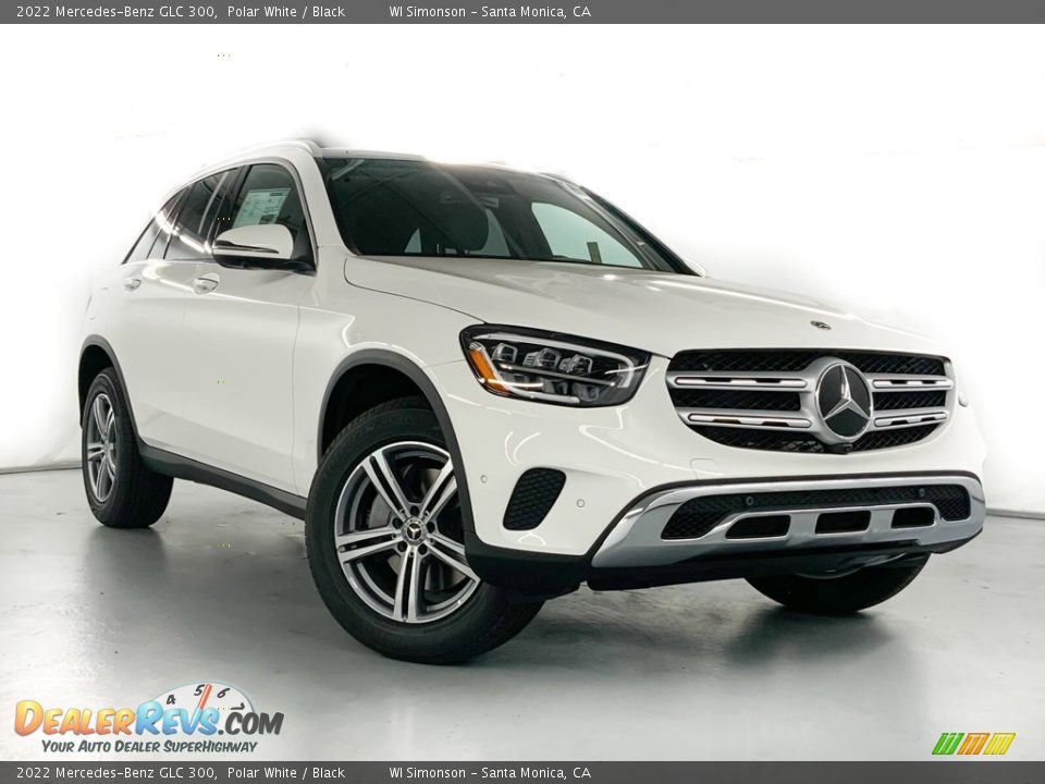 2022 Mercedes-Benz GLC 300 Polar White / Black Photo #2