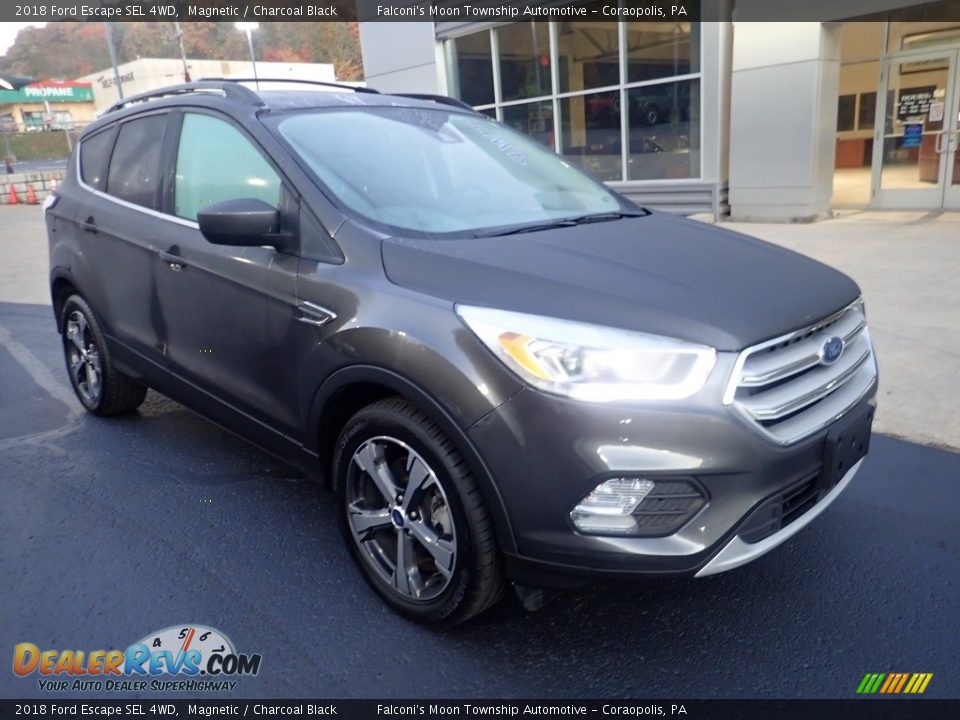 2018 Ford Escape SEL 4WD Magnetic / Charcoal Black Photo #9