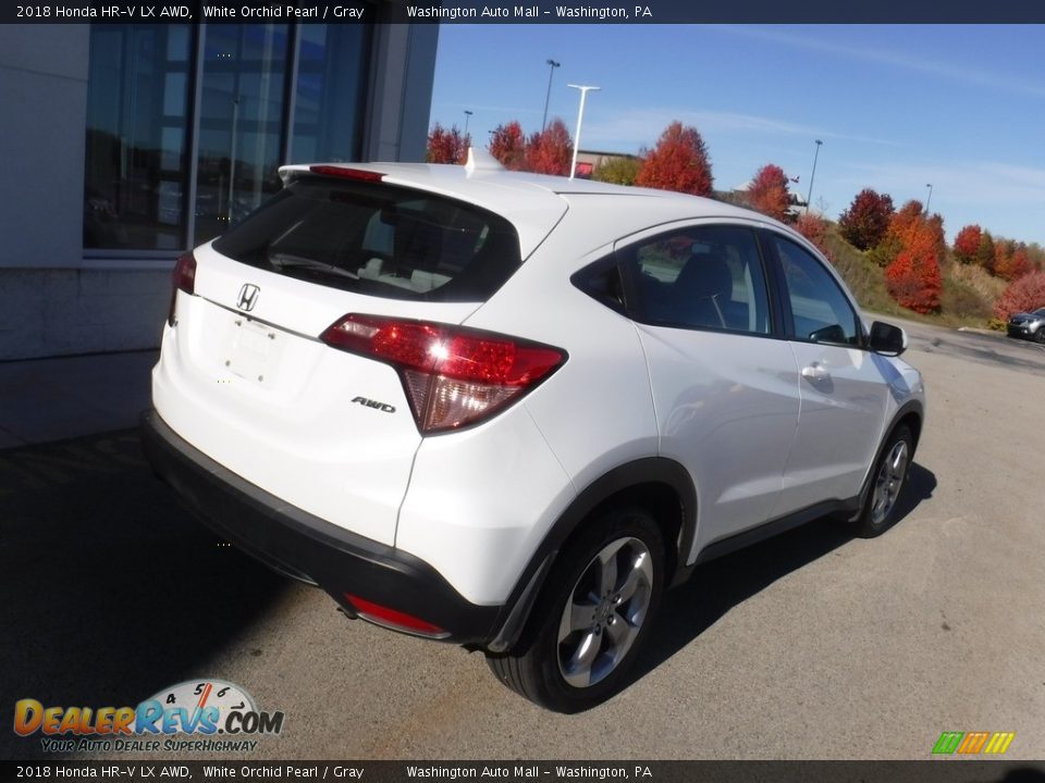 2018 Honda HR-V LX AWD White Orchid Pearl / Gray Photo #10