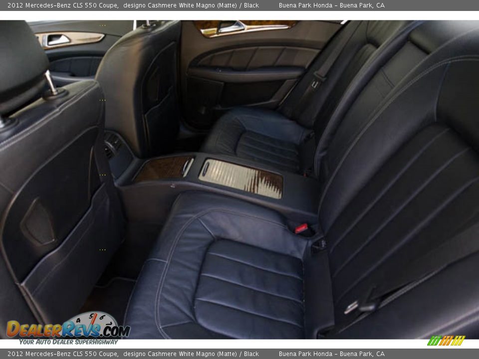Rear Seat of 2012 Mercedes-Benz CLS 550 Coupe Photo #4