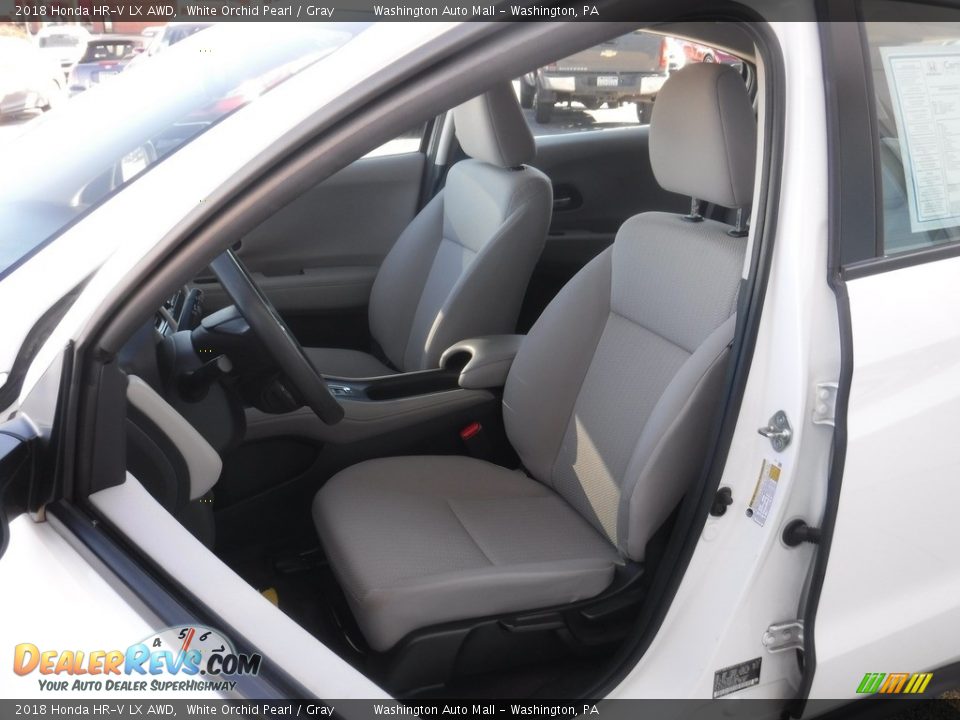 2018 Honda HR-V LX AWD White Orchid Pearl / Gray Photo #14