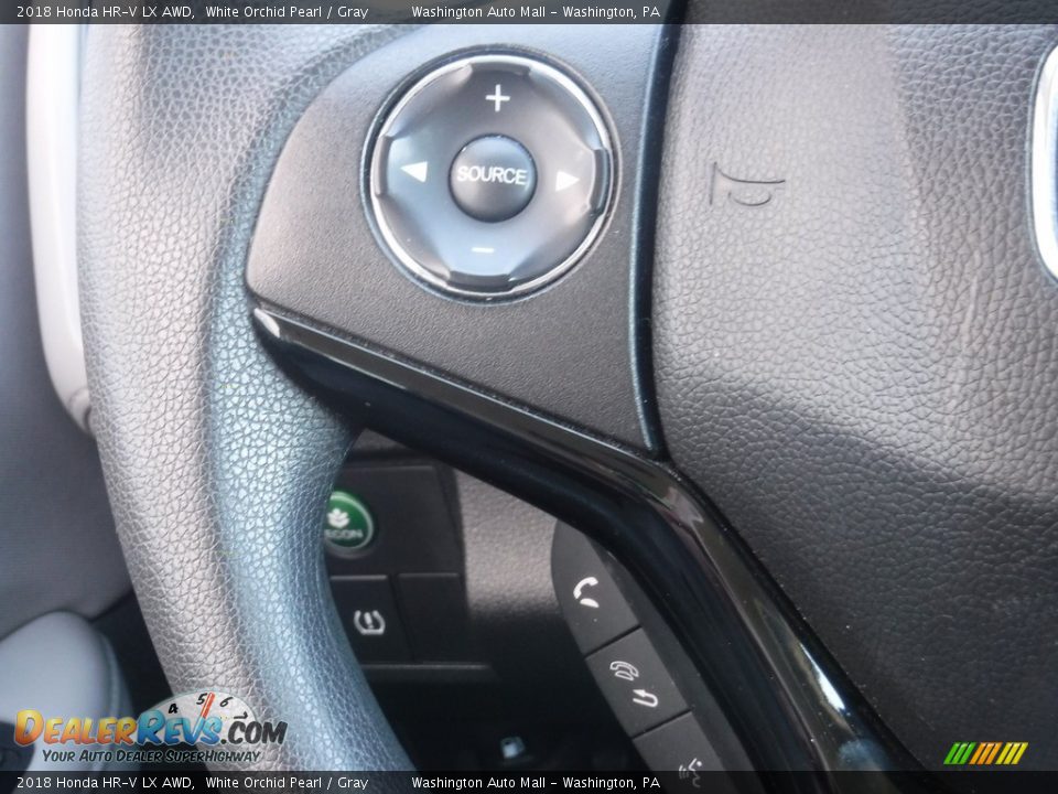2018 Honda HR-V LX AWD White Orchid Pearl / Gray Photo #21