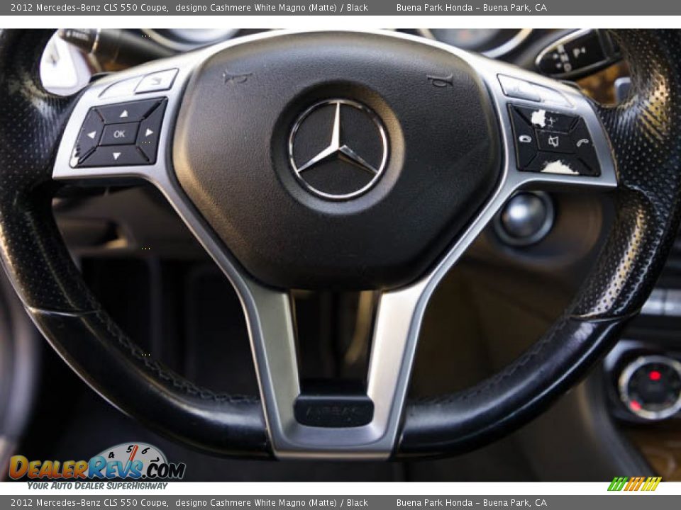 2012 Mercedes-Benz CLS 550 Coupe Steering Wheel Photo #13