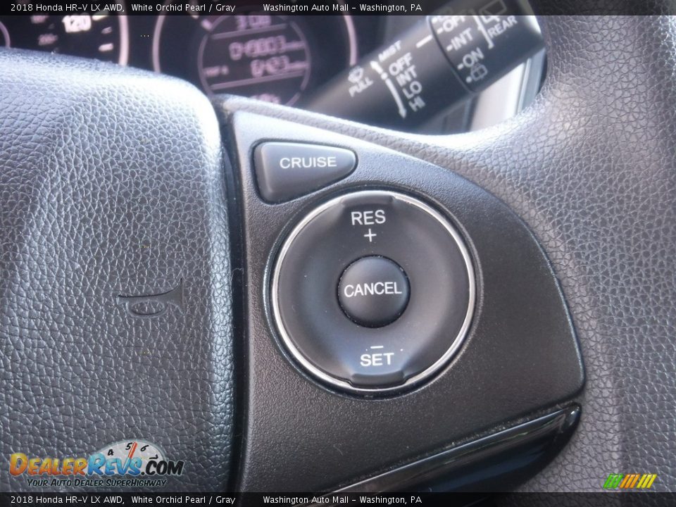 2018 Honda HR-V LX AWD White Orchid Pearl / Gray Photo #22