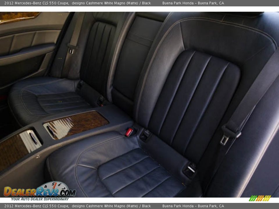 Rear Seat of 2012 Mercedes-Benz CLS 550 Coupe Photo #21